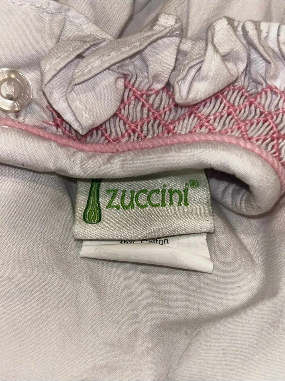 Zuccini smocked blouse shirt